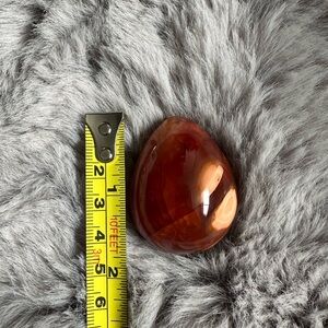 Carnelian crystal egg